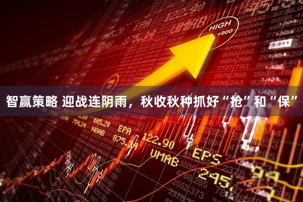 智赢策略 迎战连阴雨，秋收秋种抓好“抢”和“保”